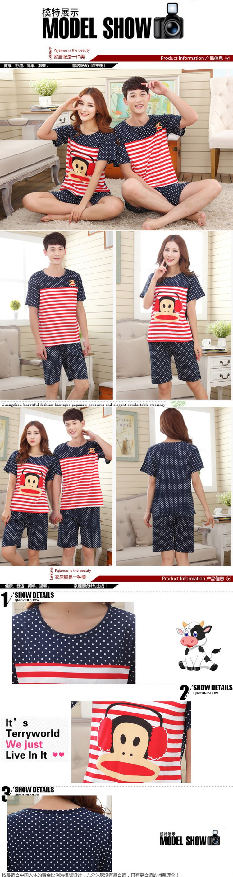 Pyjama pour femme OTHER à manche courte - Ref 3000055 Image 32